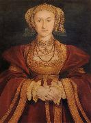Hans Holbein Anne de Cleves reine d'Angleterre,quatrieme epouse d'Henri VIII France oil painting reproduction